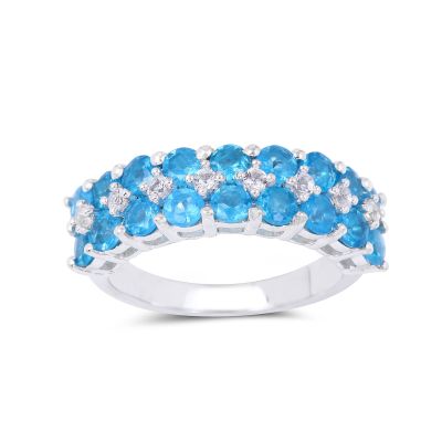 Blue Apatite Ring