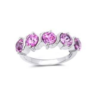 Sterling Silver Rings - Pink Sapphire dignis