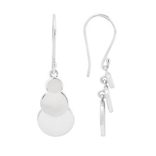 Triple Disc Drop Earrings dignis